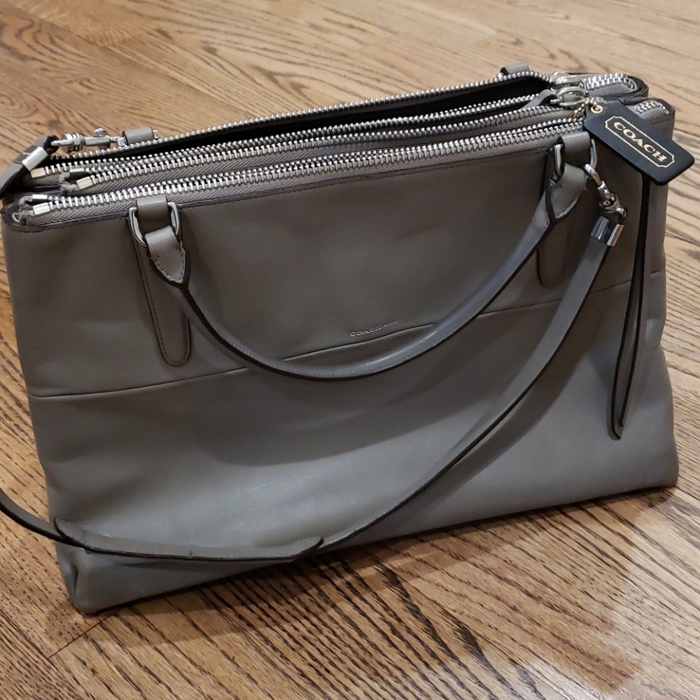 COACH Borough Bag in Retro Glove Tan Leather - Picture 4 of 16